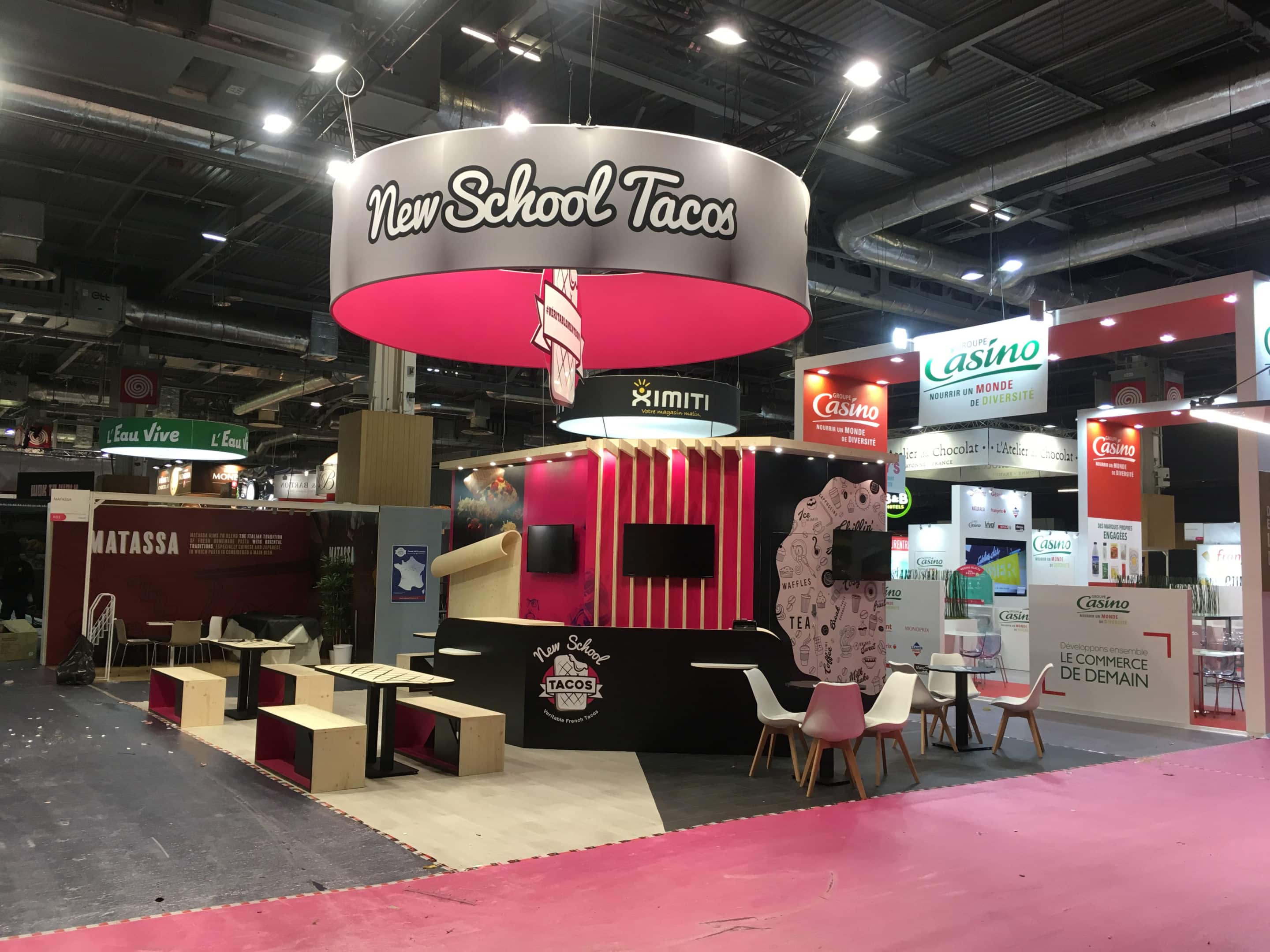 stand Franchise expo paris_stand sur mesure_new school tacos