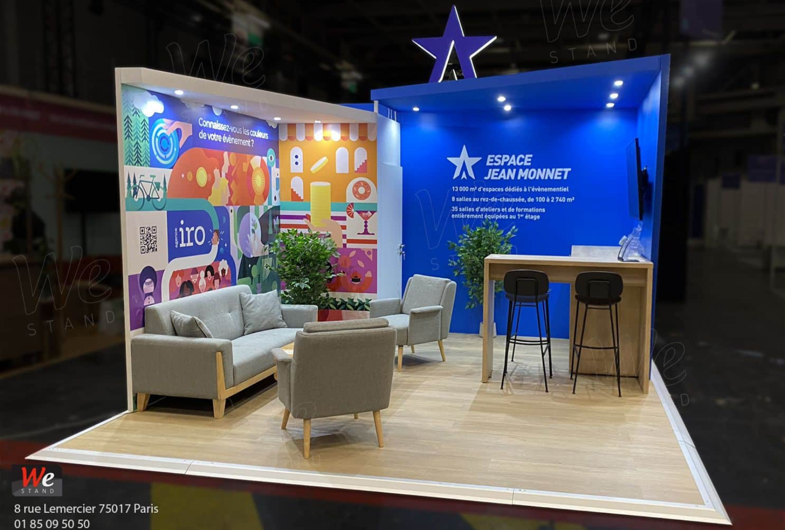 Stand sur mesure - salon Heavent